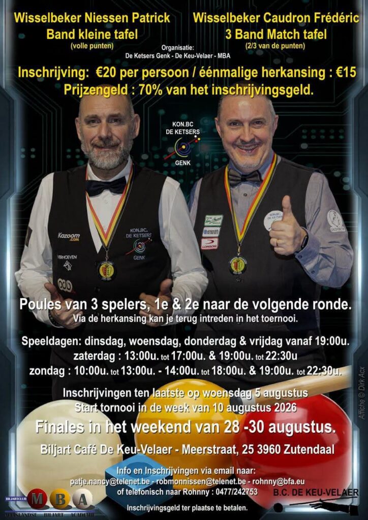 Dubbeltornooi Limburg augustus